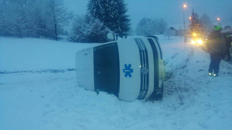 Prometna Lastnič 3.februar (2018) — fotografija 1