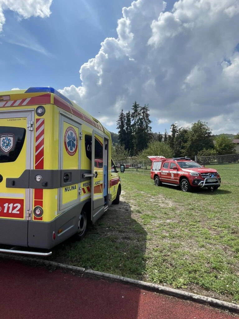 25.8.2022 Zavarovanje pristanka helikopterja 2. Osnovna šola (2022) — fotografija 2