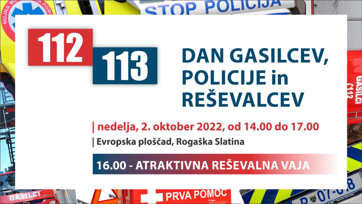 Dan gasilcev, policije in reševalcev 2022