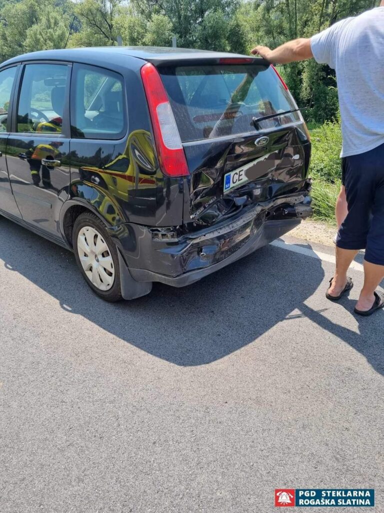 041 Nesreče v cestnem prometu Pristava pri Mestinju 11.7.2023 (2023) — fotografija 2