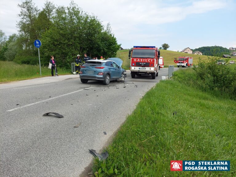 033 Nesreče v cestnem prometu Šerovo 25.5.2023 (2023) — fotografija 1