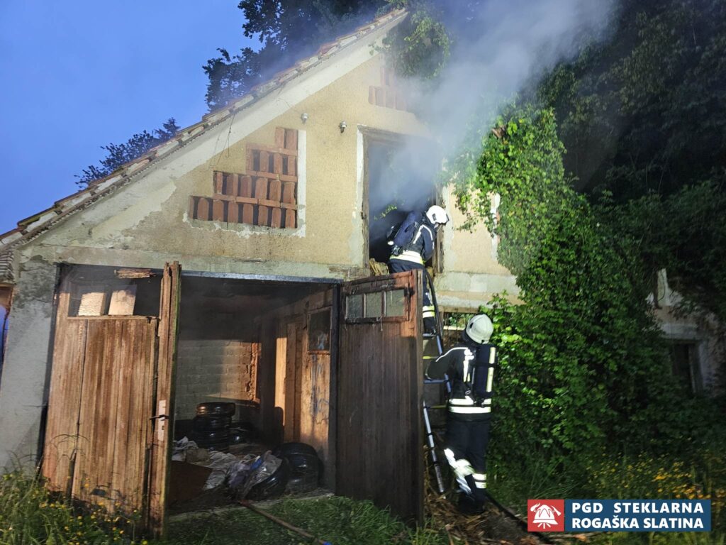 029 požari v nestanovanjskih stavbah Rogaška Slatina 11.5.2023 (2023) — fotografija 1