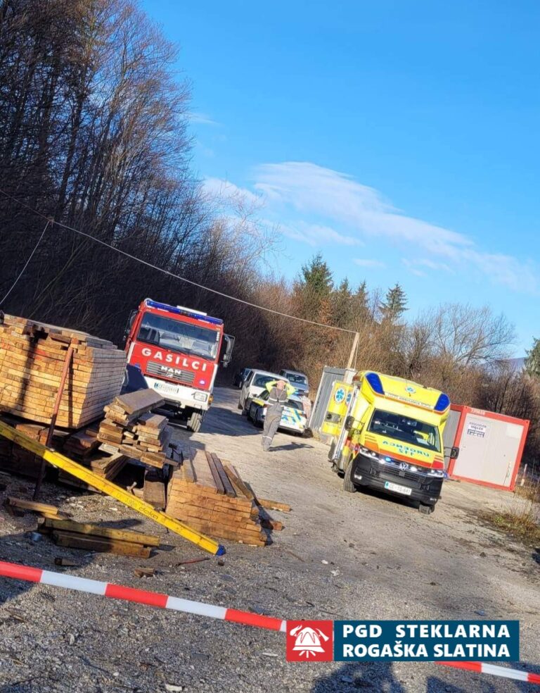 008 Delovna nesreča Rogaška Slatina 3.2.2023 (2023) — fotografija 1