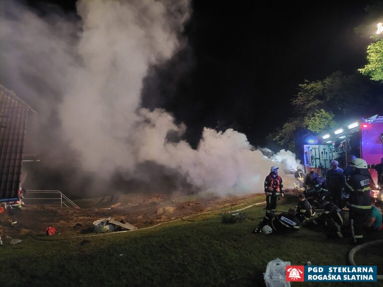038 Požari v nestanovanjskih stavbah Kačji Dol 21.6.2023 (2023) — fotografija 16