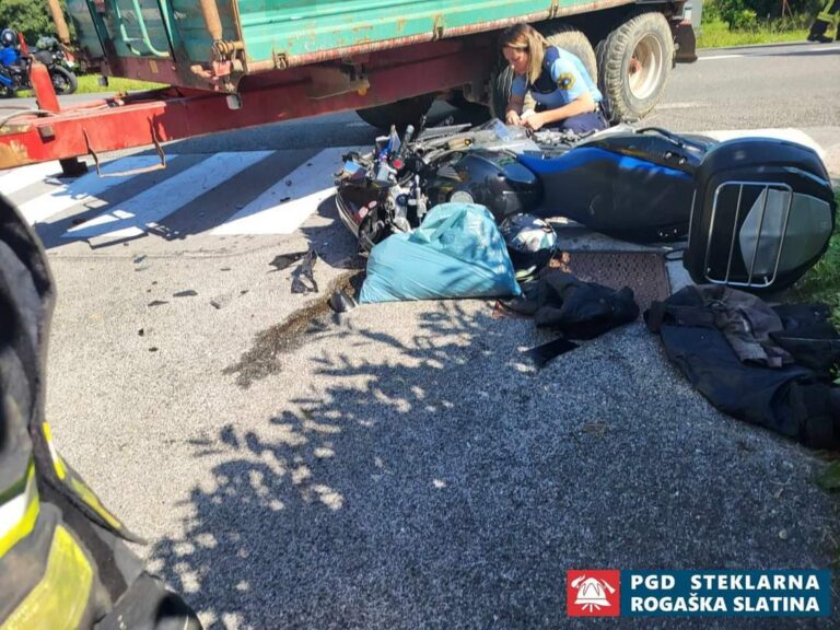 051 Nesreče v cestnem prometu Šmarje pri Jelšah 13.8.2023 (2023) — fotografija 1