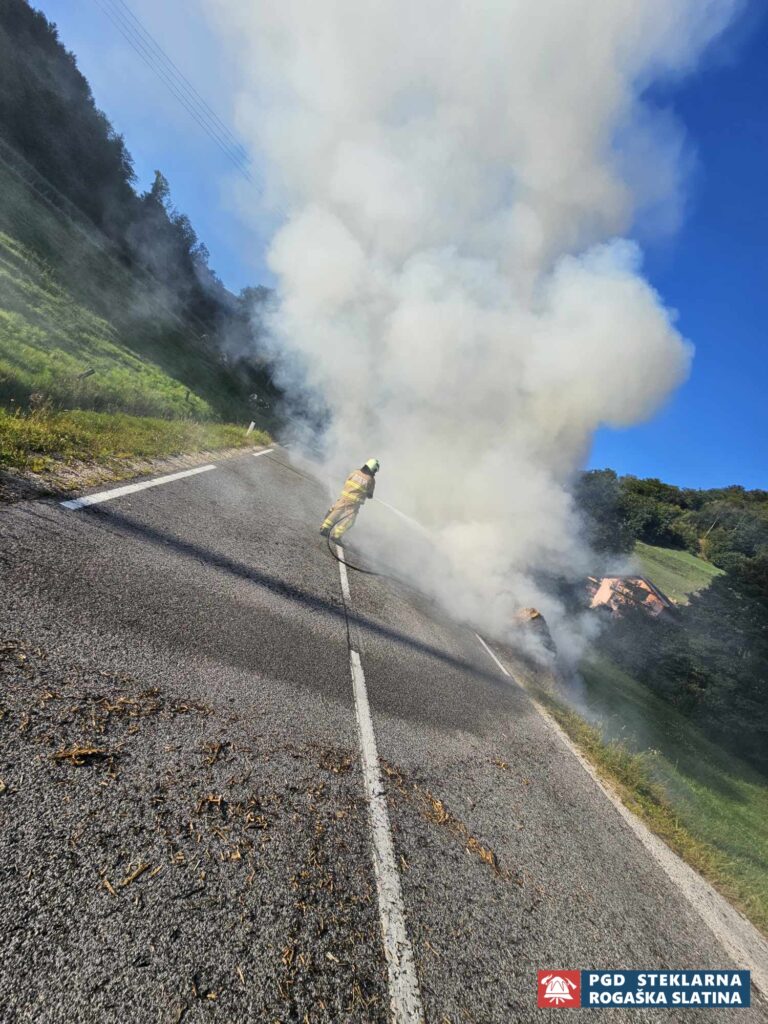 055 Požari na sredstvih cestnega prometa Tlake 2.9.2023 (2023) — fotografija 3