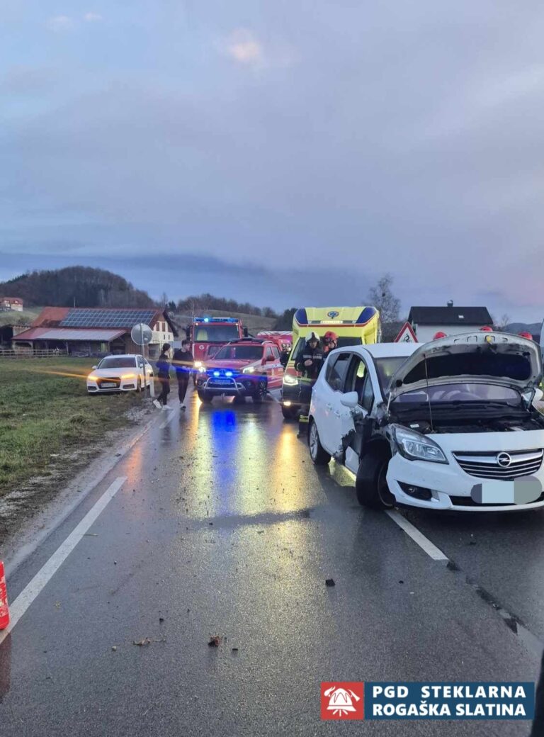 16. Nesreče v cestnem prometu - Golobinjek 12.3.2025 (2025) — fotografija 1