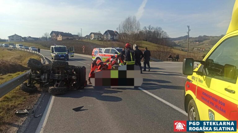 15. Nesreče v cestnem prometu - Mala Pristava 8.3.2025 (2025) — fotografija 1
