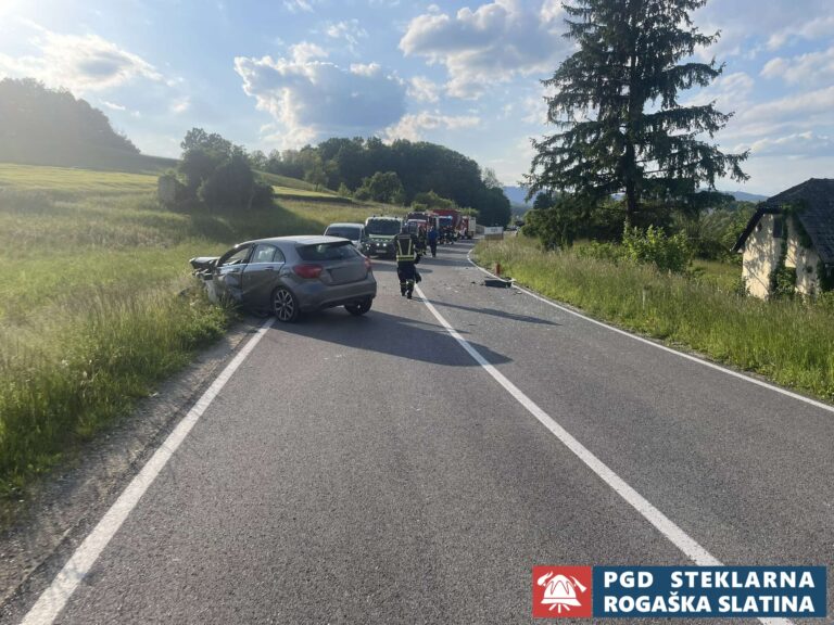 23. Nesreče v cestnem prometu - Golobinjek ob sotli 11.5.2025 (2025) — fotografija 1