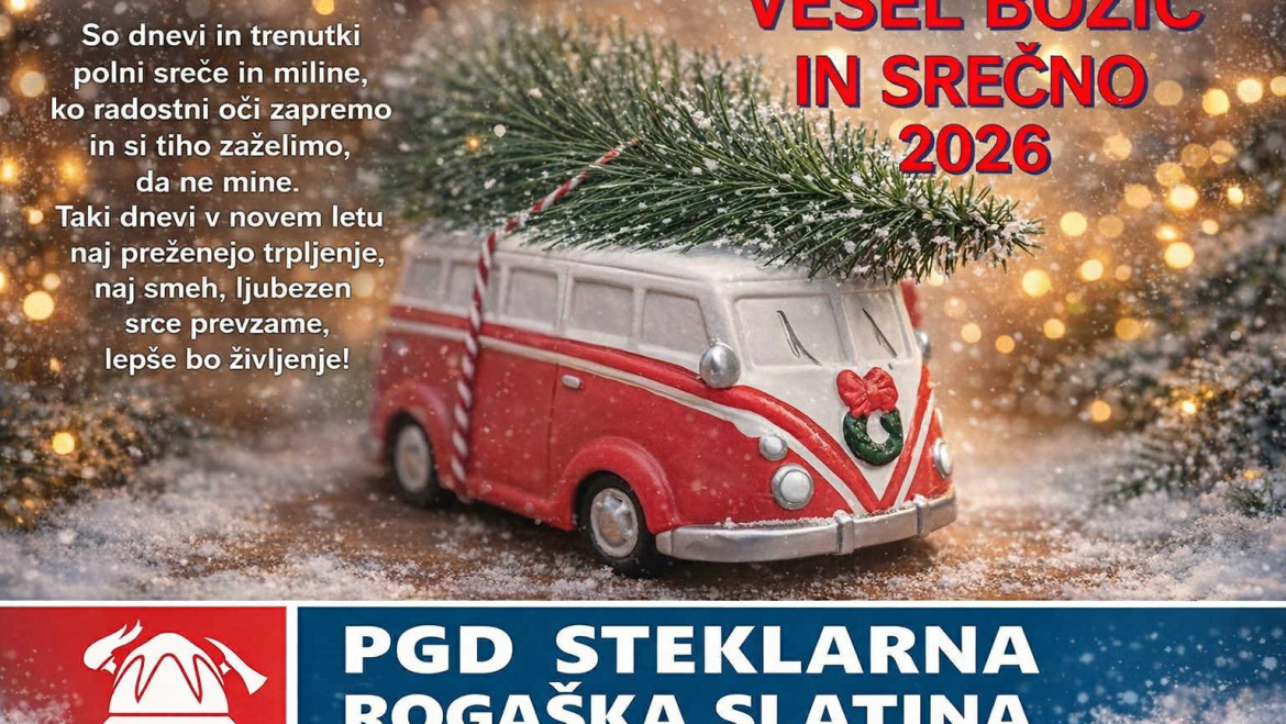 Vesel božič in srečno 2026