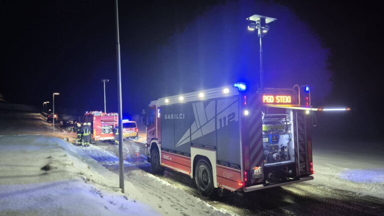 Požar osebnega vozila v Sv. Florjanu