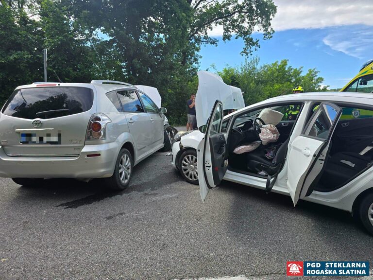 Prometna nesreča v Bodrišni vasi