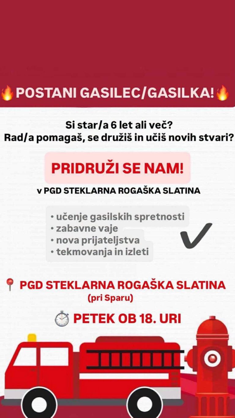 Pridruži se gasilski mladini